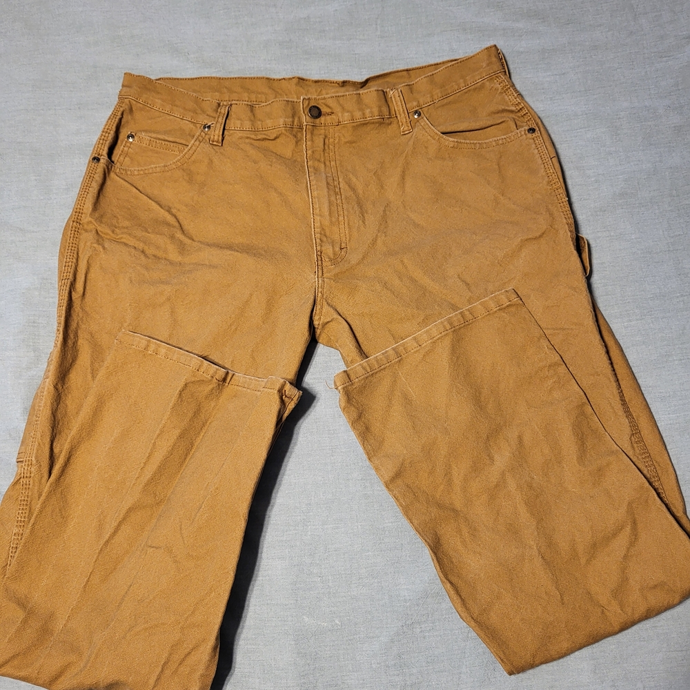 Dickies Men's Tan Straight Jeans 38 X 32